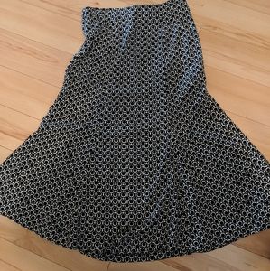 Black and White dot Skirt